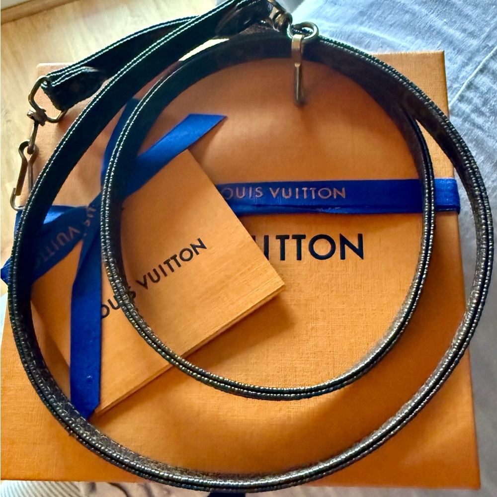 Vintage Louis Vuitton Monogram Leather - Bag Strap - Shoulder Strap - adjustable